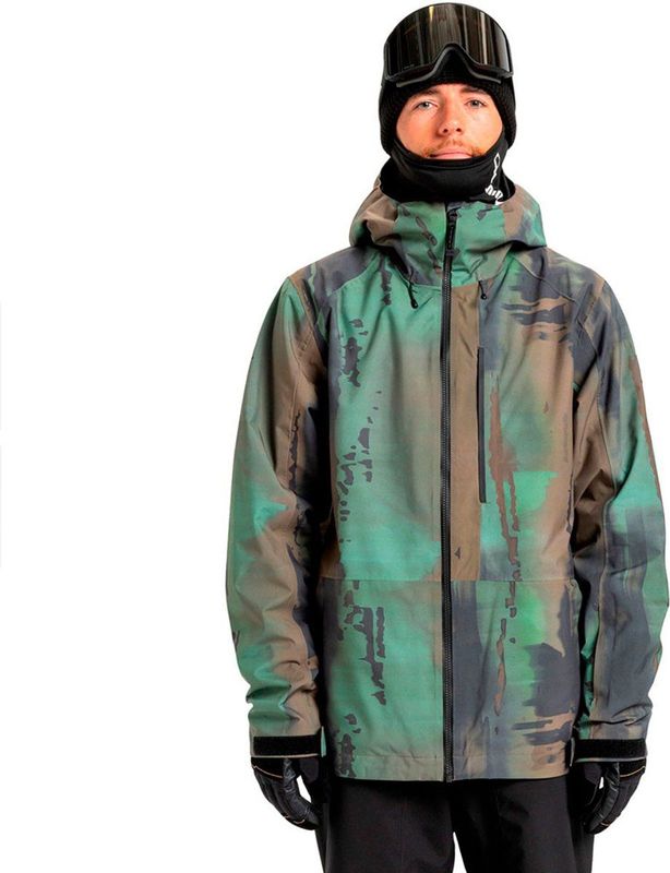 Quiksilver Muldrow 20k Jas Groen,Bruin M Man