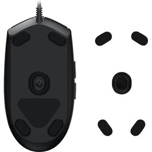 kwmobile muis voeten sticker geschikt voor Logitech G102 - Computermuis glijder - Stickers in zwart