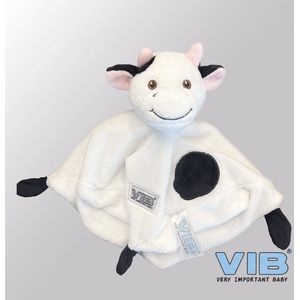 VIB® - Knuffeldoekje Koe - (Zwart/wit) - Babykleertjes - Baby cadeau