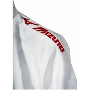 Mizuno Keiko judopak Wit met Rood/Blauwe borduring (Maat: 170)