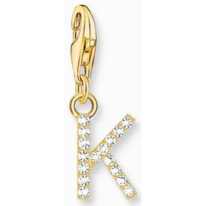 Thomas Sabo - 1974-414-14 - Charm - Dames - 925er Zilver Geel Verguld - Letter K