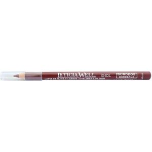 Leticia Well - Kohl / Kajal Oogpotlood Lippotlood/ Eyeliner Lipliner Pencil - Donker Rood/Bordeaxu/Burdeos - Nummer 1010