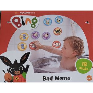 BIng Bad Memo - memory spel 10m+ - badspelletje Bing Bunny