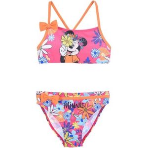 Disney Minnie Mouse Bikini - Flowers - Roze - Maat 110/116 - Tot 6 jaar