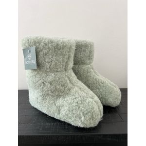 Noordiq - Merino Wollen Sloffen - Crèmewit