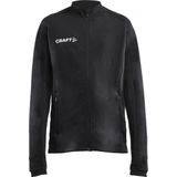 Craft - Evolve Full Zip Jr - Midlayer Jas - Zwart - Kinderen