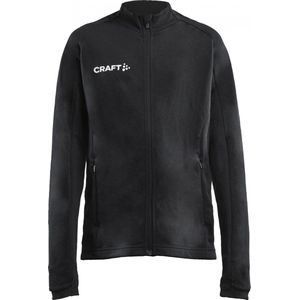 Craft - Evolve Full Zip Jr - Midlayer Jas - Zwart - Kinderen