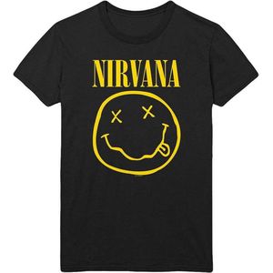 Nirvana Smiley TShirt L