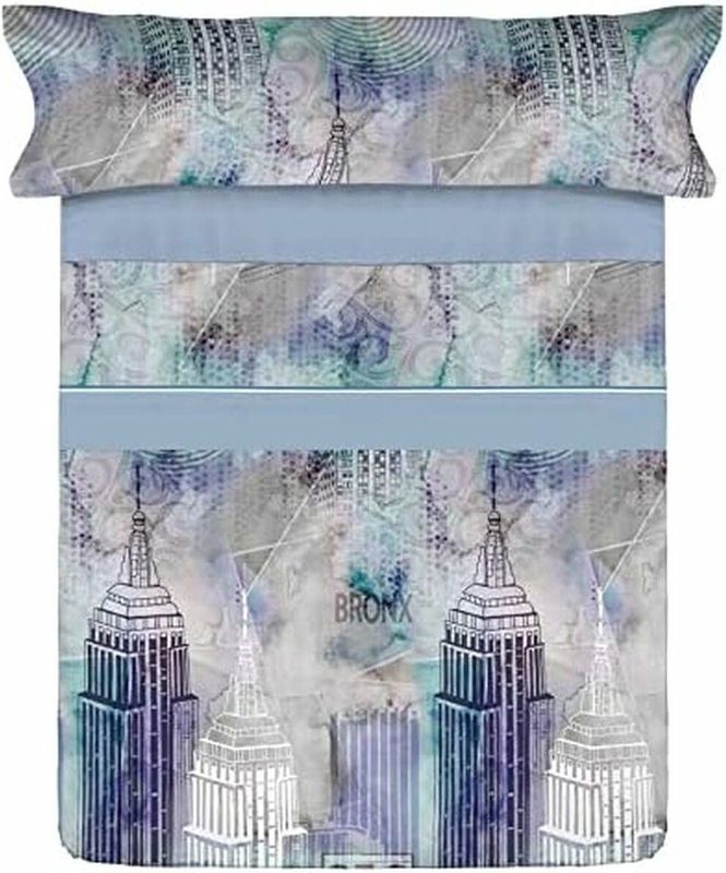 Pierre Cardin - SKYLINE - Set Beddengoed - Blauw - Bed van 105