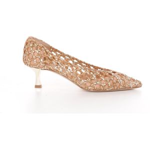 maury dames pump Eros tresse naturel or