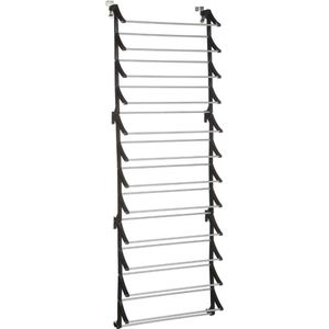 Schoenenrek - Hout - Zwart - 3 Laags