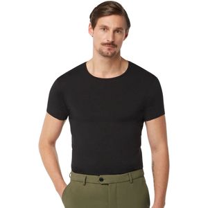 LABFRESH Heren Ronde-hals Ondershirt Zwart – Anti-zweet, Geurwerend & Duurzaam – Lyocell-Katoen & Gerecycled Materiaal