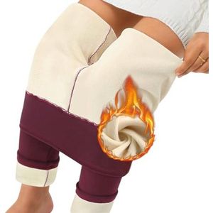 Thermische Fleece Gevoerde Leggings voor Dames - Warme en Comfortabele Winterbroeken