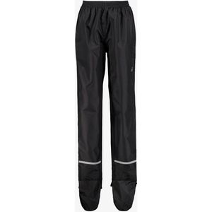 Mountain Peak heren dames regenbroek met voeten - Zwart - Maat S
