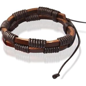 Montebello Armband Akla Brown - Leer - Verstelbaar