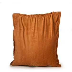 Drop & Sit - zitzak/zitkussen - trendy rib (corduroy) - oranje - 100 x 150