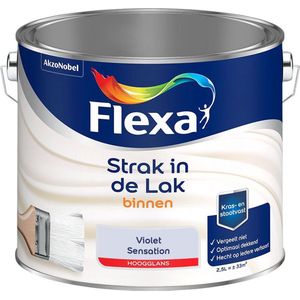 Flexa Strak in de lak - Binnenlak Hoogglans - Violet Sensation - 1l