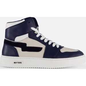 Muyters hoge Sneakers blauw Leer - Maat 35