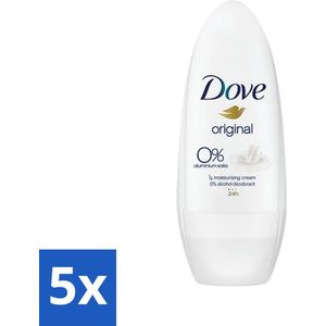 Dove Original - Deodorant Roll-on - 50 ml - Bulkverpakking - 5 stuks