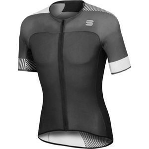 Fietsshirt Sportful Men Bodyfit Pro Light Jersey Black White-XXXL