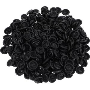 JGS Premium - Latex Vingerbedjes Waterdicht Antistatisch Zwart Rubber Handschoenen - 400 Stuks - Handwerk Elektronisch Onderhoud*Kantoor - Vinger Protector - Vinger Covers - Vinger Cot*