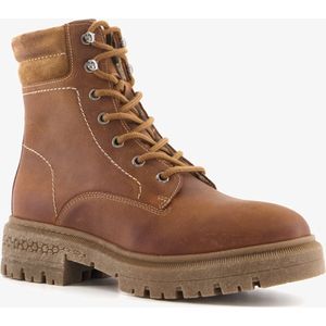 Hush Puppies leren veterboots bruin - Maat 41