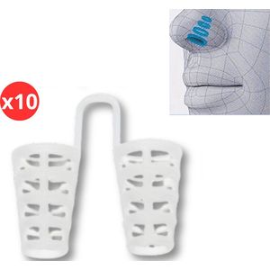Xerolax Anti Snurk - Snore Stopper - Beugel - Neusspreider - Clip - Apparaat - Snurken - Neusklem - 10 Stuks