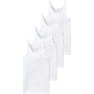 Heren onderhemd - Wit - 4 Pack - Maat XXXL 10