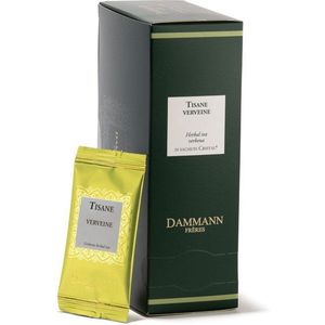 Dammann Frères - Tisane Verveine 24 verpakte theezakjes - Verbena thee - Kruidenthee ijzerkruid zonder caffeïne