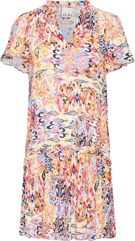 Ichi - Ihmarrakech Aop Dr 18 Jurken - Geranium Multi - 100% Viscose