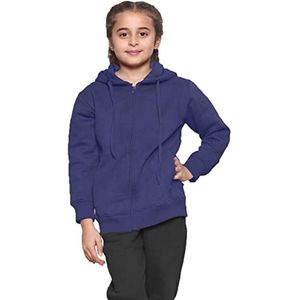 Unisex Fleece Hoodie voor Kinderen - Rits Top Jas voor Jongens en Meisjes (4-13 Jaar)