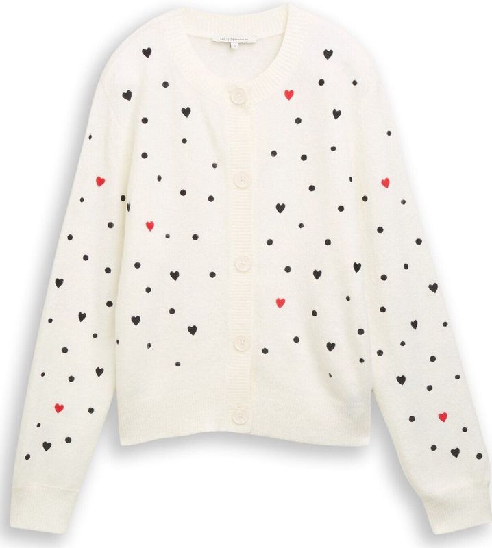 Tom Tailor Denim Relaxed fit vest met borduursels