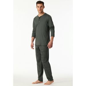 Schiesser – Fine Interlock – Pyjama – 182655 – Dark Green – Maat L
