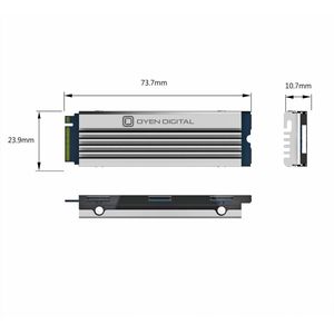 Oyen Digital Dash Pro NVMe PCIe TLC NAND SSD + Heatsink - 8TB
