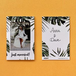 Fuji Film - Instax - Instant Celebration - MINI - instant foto stickerframe - just married