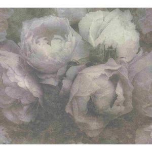 Studio Swaai – Pioenwals Lilasage Behang | Lila & Groen SW-82-RR04