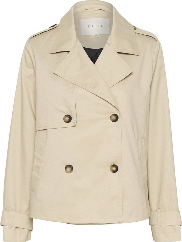 Kaffe trenchcoat beige