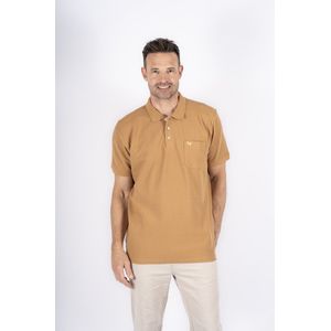 Pre-End polo Roger golden tabacco maat 5XL