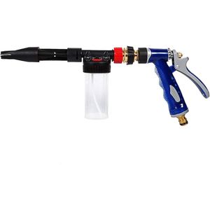 2 in 1 Auto Schoonmaak Schuim Sprayfles - Water - Shampoo - Voor ultieme autowas ervaring met elke slang