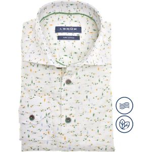 Ledûb Modern fit Wit met groen