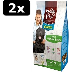 2x CANEX ADULT CHICKEN/RICE 12KG