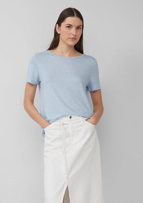 s.Oliver - T-Shirt - Zacht Jersey - Hoogwaardig Linnen