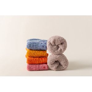 5 paar warme wintersokken voor dames, zachte pluche slaapsokken, comfortabele sokken, loungesokken