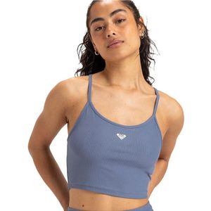 Roxy R&v Rib Top Zonder Mouwen Blauw M Vrouw