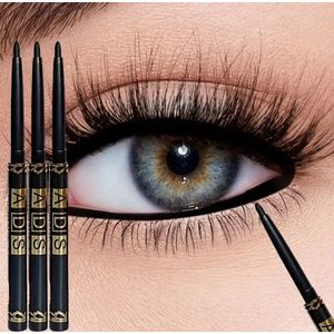3 stuks waterproof waterdichte eyeliner zwart hoog kwaliteit