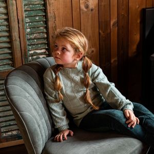 Koko Noko - Sweater - Licht - Aqua - Maat 140