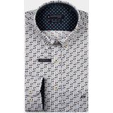 Giordano - 527046/60 - Casual Hemd - Blauw - Lange Mouw