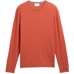 TOM TAILOR - Trui - Oranje - Knitwear - Lange Mouw