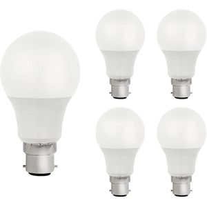 VITO LED Lamp A60 B22 - 9W (vervangt 60W) - 819lm - 6400K - 220-240V - Ø50mm - Energiezuinig - 5 stuks