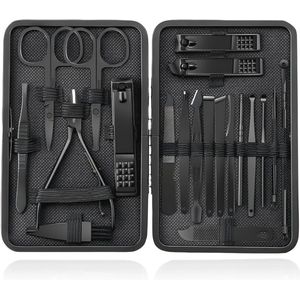 Complete 20-delige manicureset voor professionele nagelverzorging